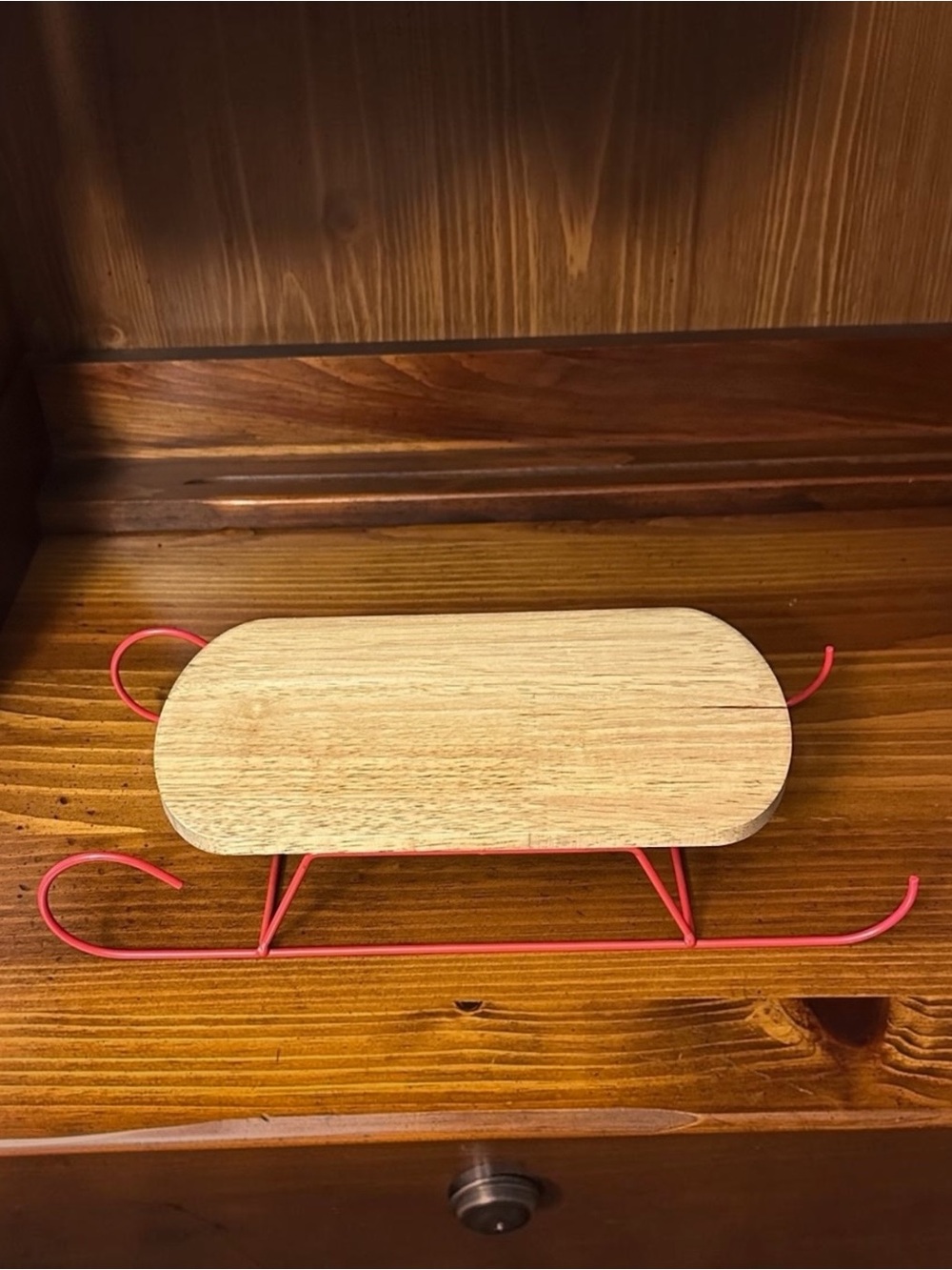 Wooden Sleigh Decor
